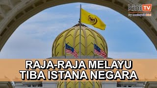 Rajaraja Melayu tiba di Istana Negara sempena angkat sumpah Agong baru [upl. by Ahsekal]