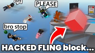 I Flung All Players in Natural Disaster Survival Roblox Exploit Trolling [upl. by Yssis]