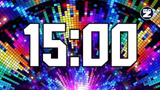 🎵 15 Minute Timer  Countdown 15 minutes with electropop dance edm music  🎵 ⏱ Countdown [upl. by Dihahs]