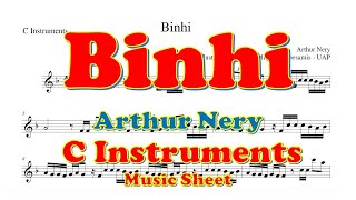 Arthur Nery  Binhi  Music Sheet  Play Along for C Instrument [upl. by Donaugh]