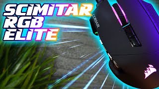 FPS Player Reviews Corsair Scimitar RGB Elite MOBAMMO Mouse [upl. by Awahsoj938]