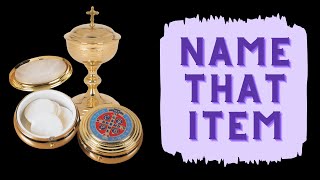 Name That Liturgical Item  Catholic Trivia [upl. by Atnim]