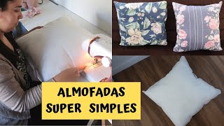 ALMOFADAS  ENCHIMENTOS DE FORMA SIMPLES COMO FAZER EM CASA [upl. by Julia568]