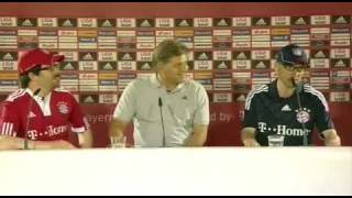 Frerk Ohm FC Bayern PressekonferenzTraining mit Markus Hörwick [upl. by Airotahs678]