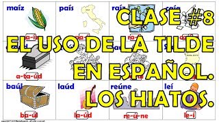 Clase 8  Los Hiatos en español [upl. by Kalina]