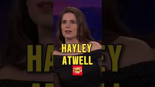 Hayley Atwells Hilarious Boyfriend Story with Conan OBrien 😂❤️ shorts [upl. by Rogerg]