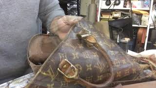 Restoring Louis Vuitton Alma Bag 106 [upl. by Nylia]