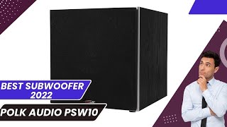 Polk Audio PSW10 review 2024  best subwoofer 2024 [upl. by Palestine]