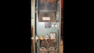 Service of the antique pilot furnace part 1 [upl. by Lordan]