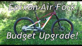 Polygon Siskiu D5 Gets An SR Suntour Epixon Air Fork Upgrade [upl. by Inattirb]