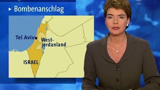 Tagesschau vor 20 Jahren 11072004  Susanne Daubner [upl. by Hesoj]