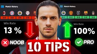 The Top 10 eFootball 2024 Tips amp Tricks  For EVERY Platform [upl. by Aterg]