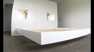 Floating bed with built in drawers [upl. by Ireland]