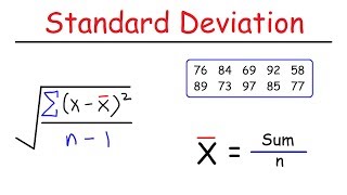 How To Calculate The Standard Deviation [upl. by Denzil695]