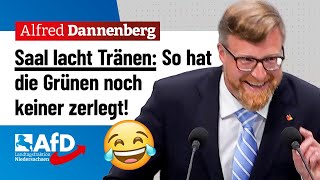 Saal lacht Tränen So hat die Grünen noch keiner zerlegt – Alfred Dannenberg AfD [upl. by Ahseiyk898]