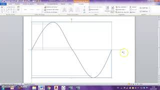 Gráfica de la onda senoidal en WORD [upl. by Atok]