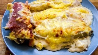 Witlof met Ham  Chicorée überbacken  Rezept und Anleitung [upl. by Kepner]