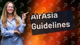 What is not allowed in hand carry AirAsia [upl. by Anyrak]