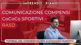 Comunicazione compensi CoCoCo Sportivi  RASD [upl. by Charlton179]