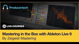 Mastering in the box with Ableton Live  Teaser Trailer for new course [upl. by Anailuj]