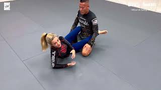 MMA Demo  Reverse Kimura  Laura Sanko [upl. by Ardnic]