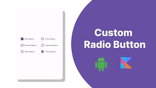 Custom Radio button in Android Studio [upl. by Edythe521]