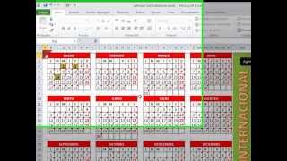 Plantilla Calendario Excel 2014 Agenda Administrador y escanear desde Excel [upl. by Gustav]