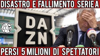 DAZN e SerieA disastro e fallimento  Persi 5 Mil di spettatori [upl. by Gnoy]