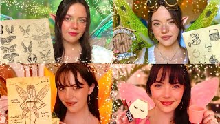 ASMR 25 HRS Fairy ASMR  Desigining Your Fairy Wings Fairy House and Wardrobe Wooden Makeup 🧚 [upl. by Notsa]