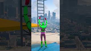 GTA 5 Epic Water Ragdolls  SpiderMan Jumps  Fails ep2031 shorts [upl. by Einwat]