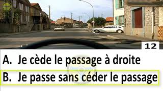 la priorité de passage 36 question avec correction 2 [upl. by Pepper]