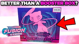 Is Fusion Strike Elite Trainer Box Better Than A Booster Box [upl. by Nanerb834]