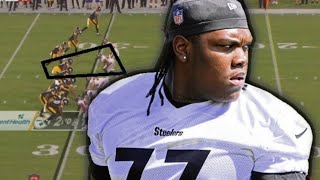 Film Study How Broderick Jones played in his first game for the Pittsburgh Steelers [upl. by Anselme]