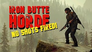 DAYS GONE Iron Butte Horde NO SHOTS FIRED [upl. by Edison]