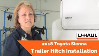 2018 Toyota Sienna Trailer Hitch Installation [upl. by Esom]