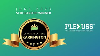 Plexuss Scholarships June 2023 Winner [upl. by Masha149]