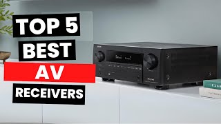 Top 5 Best AV Receivers 2024 [upl. by Bremble]