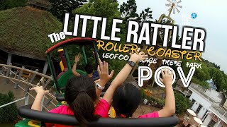 The Little Rattler Roller Coaster of Leofoo Village Theme Park  POV  Waterland Films [upl. by Nalced]