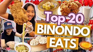 2024 Binondo Food Guide 20 MustTry Eats in 24 Hours w Prices• Manila Chinatown Street Food Trip [upl. by Terr]