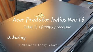 Acer predator helios neo 16 unboxing acer exclusive Alappuzha acerpredatorgaming predatoracer [upl. by Renault]