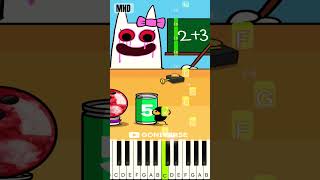 Garten or Banban  Hide amp Seek 3 Goniverse  Piano Tutorial [upl. by Ahsimal]