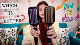 How to Choose the Best Hair Straightener Brush for Your Hair Type  VEGA Litstyle L1 vs Philips [upl. by Lennej]