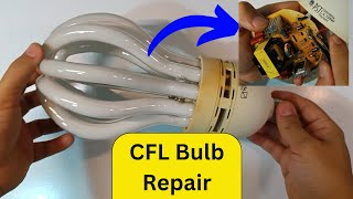 CFL lamp Repair Part 1 [upl. by Llesig]