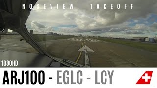 Watch this Cockpit Takeoff at London City Airport [upl. by Dwaine886]