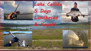 Barra Fishing  Lake Callide  Landbased amp Kayak [upl. by Darya]