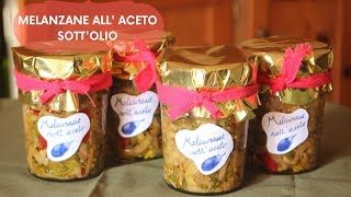 MELANZANE ALL ACETO SOTT OLIO  CONSERVA E TUTORIAL CALABRESE [upl. by Ainezey113]