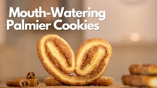 Crunchy Cinnamon Palmiers Recipe [upl. by Hartley]