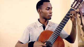 Petit pays  Cesaria Evora  cover guitare classique  Yves Adjalité [upl. by Noxin]