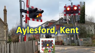 Aylesford Level Crossing Kent [upl. by Ardra]