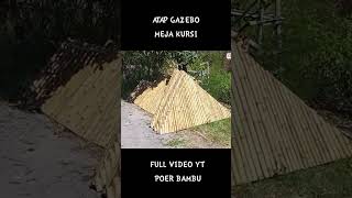 Contoh atap dan gazebo model meja kursi [upl. by Lau]